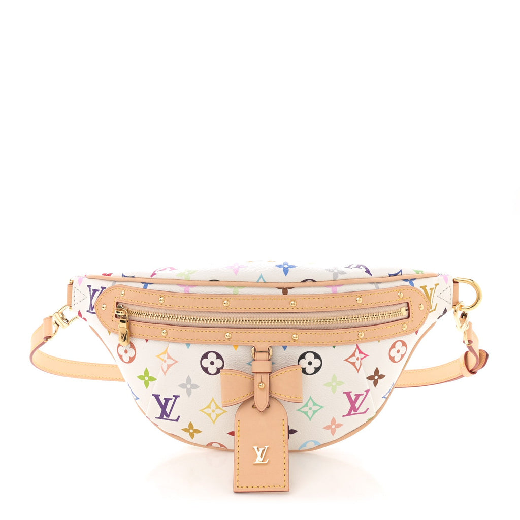 LV X TM Monogram Multicolor High Rise Bumbag White