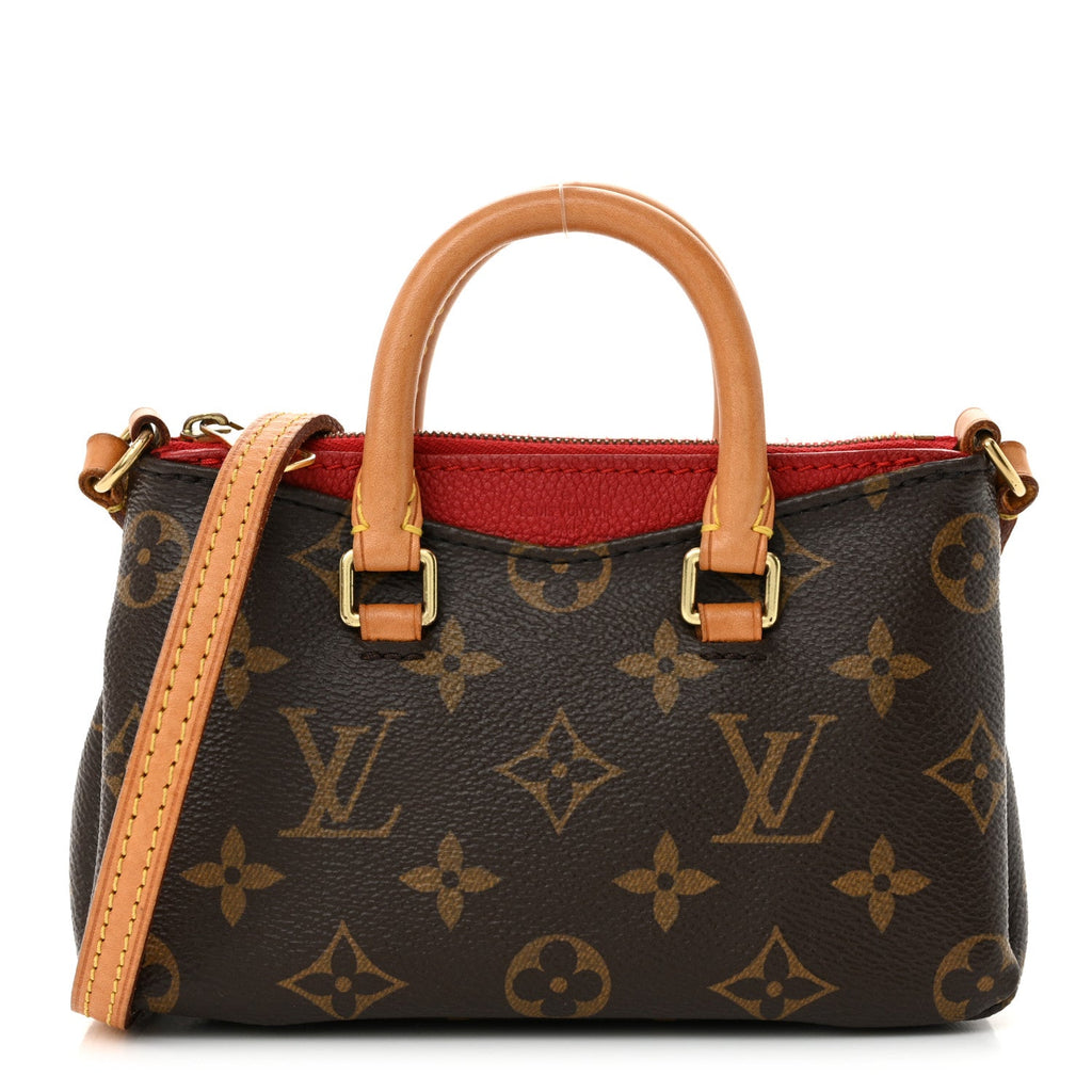 Monogram Nano Pallas Cherry