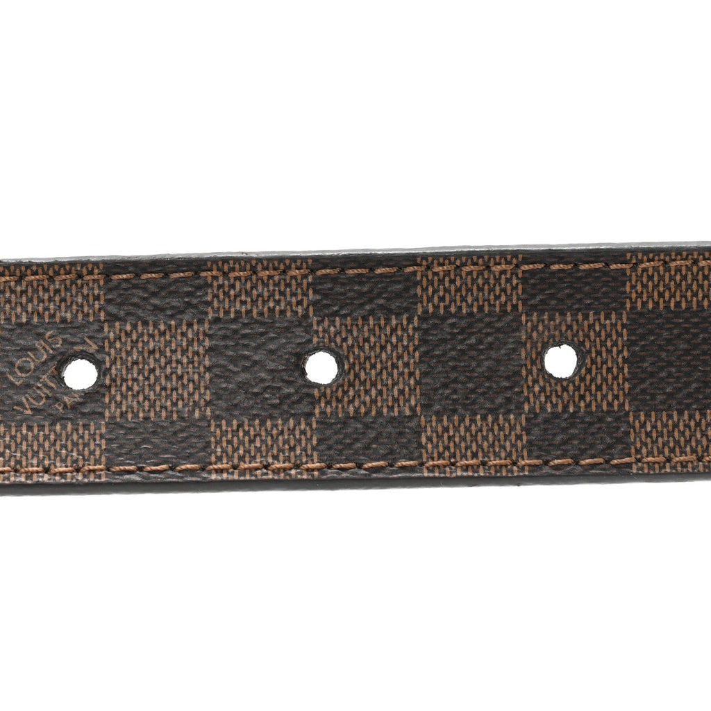 Mini Damier Ebene 25mm LV Initiales Belt 80 32