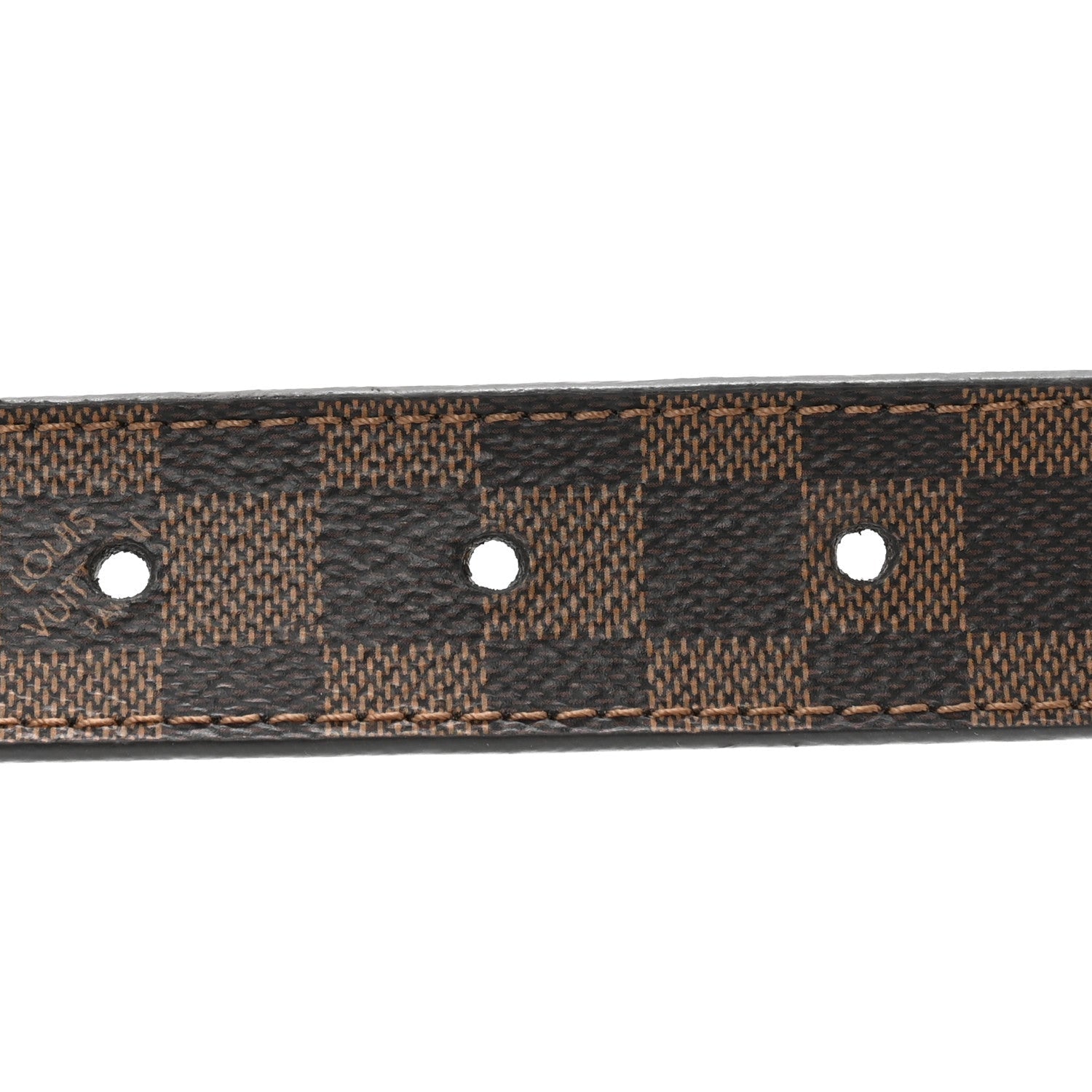 Mini Damier Ebene 25mm LV Initiales Belt 80 32
