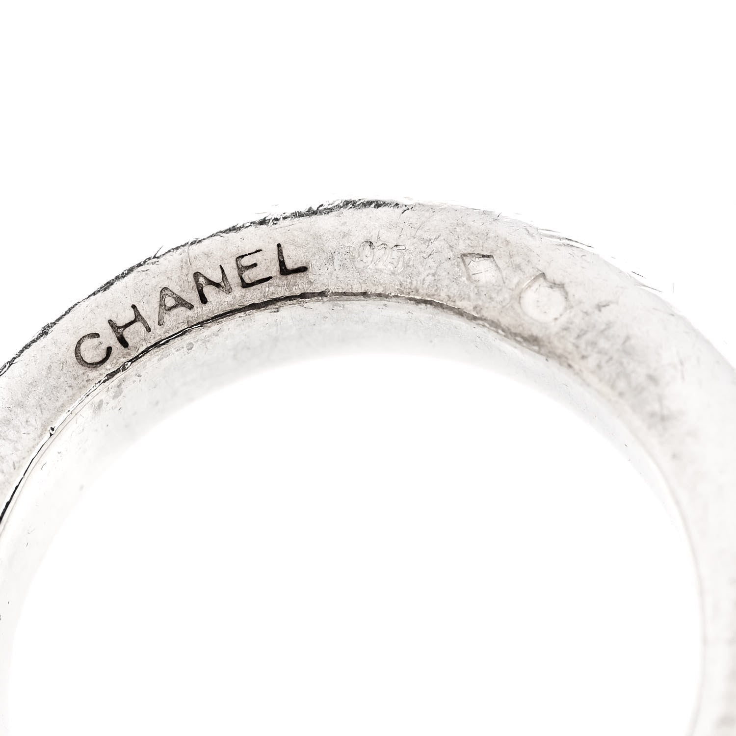 Sterling Silver Logo Set of 3 Stacking Ring 54 7
