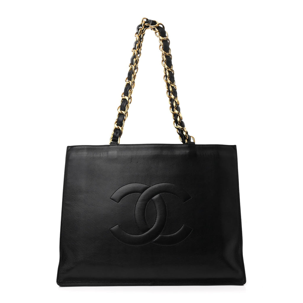 Lambskin CC Tote Black