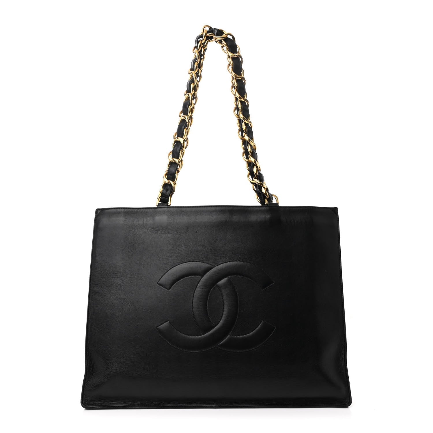 Lambskin CC Tote Black