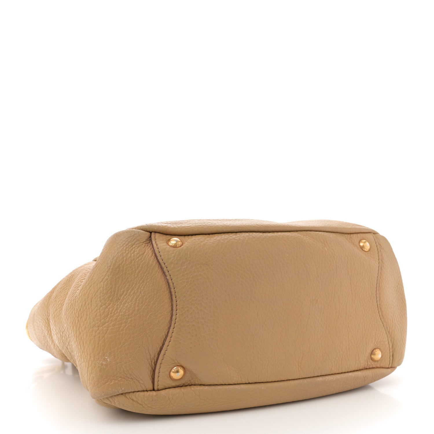 Vitello Daino Side Pocket Hobo Noisette
