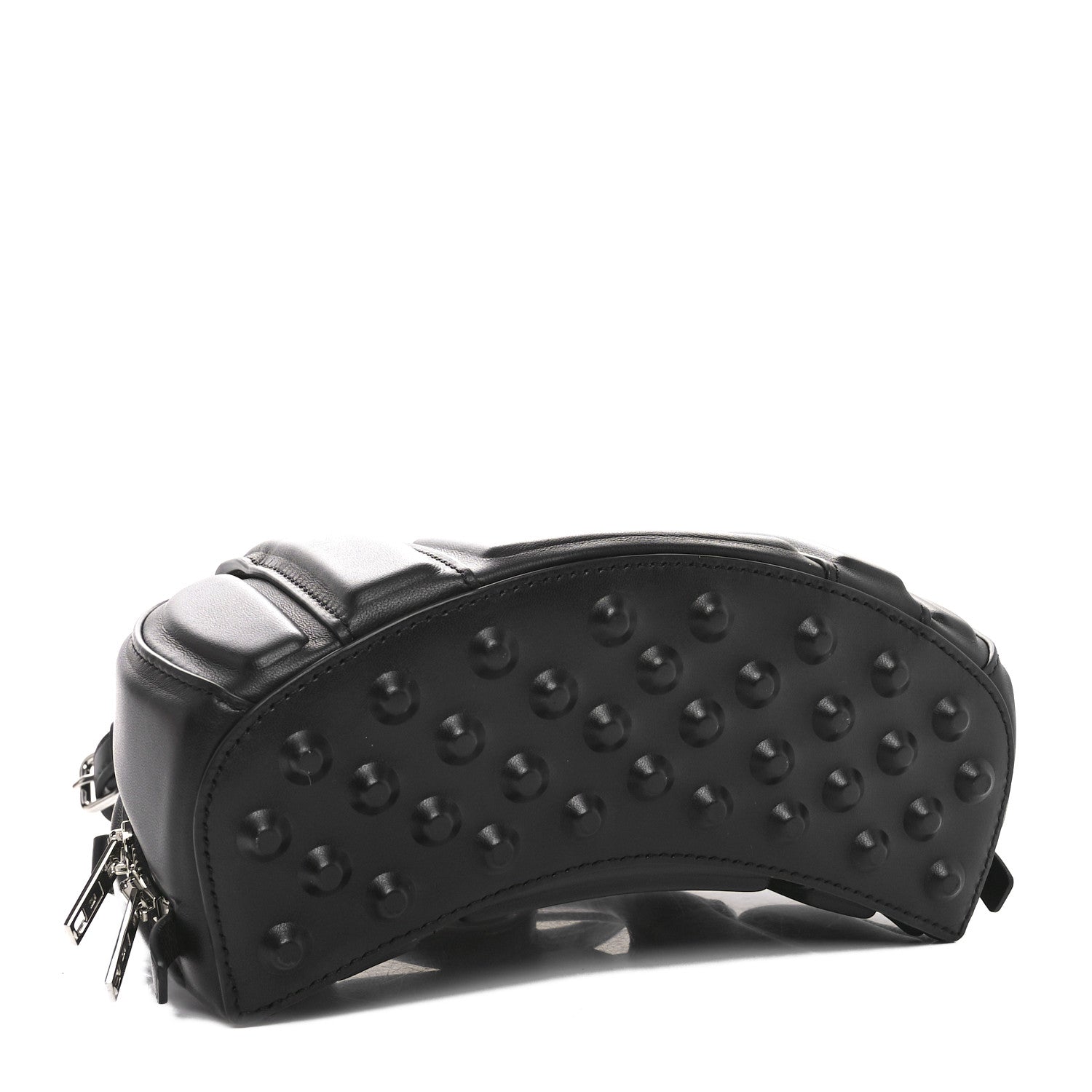 Lambskin Small Top Handle Roc Black