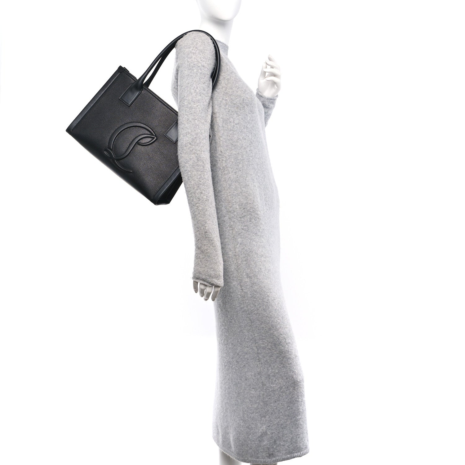 Calfskin Empire Small By My Side Tote Black