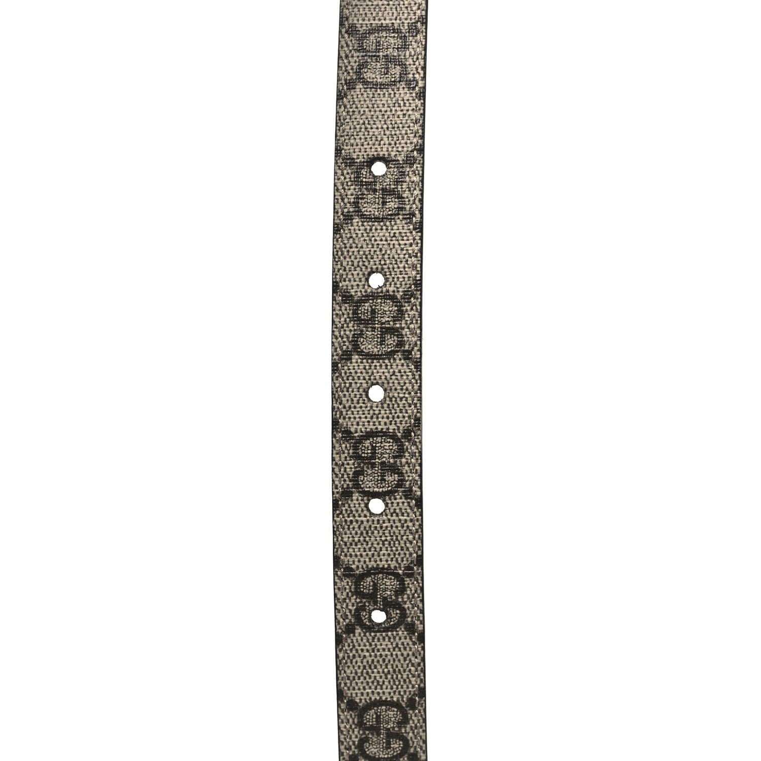 GG Supreme Monogram Plutone Calfskin Double G Reversible 37mm Belt 70 28 Beige Ebony New Acero