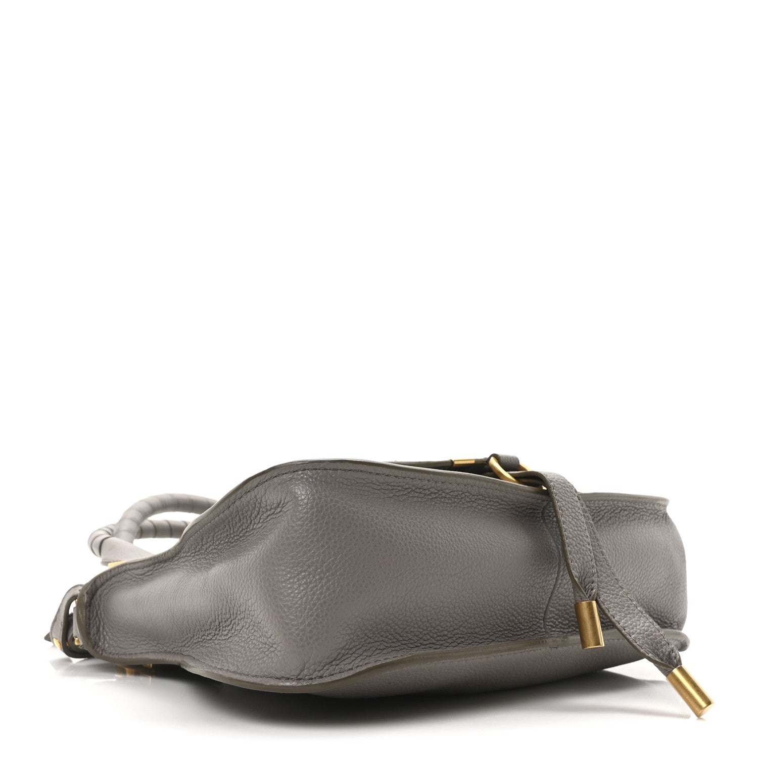 Calfskin Small Marcie Satchel Cashmere Grey
