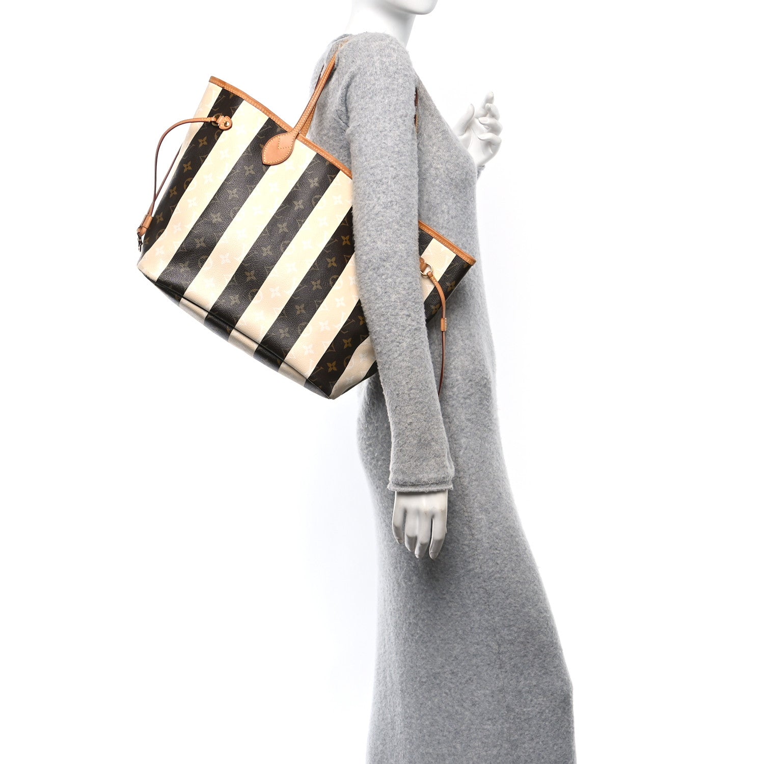Monogram Rayures Neverfull MM