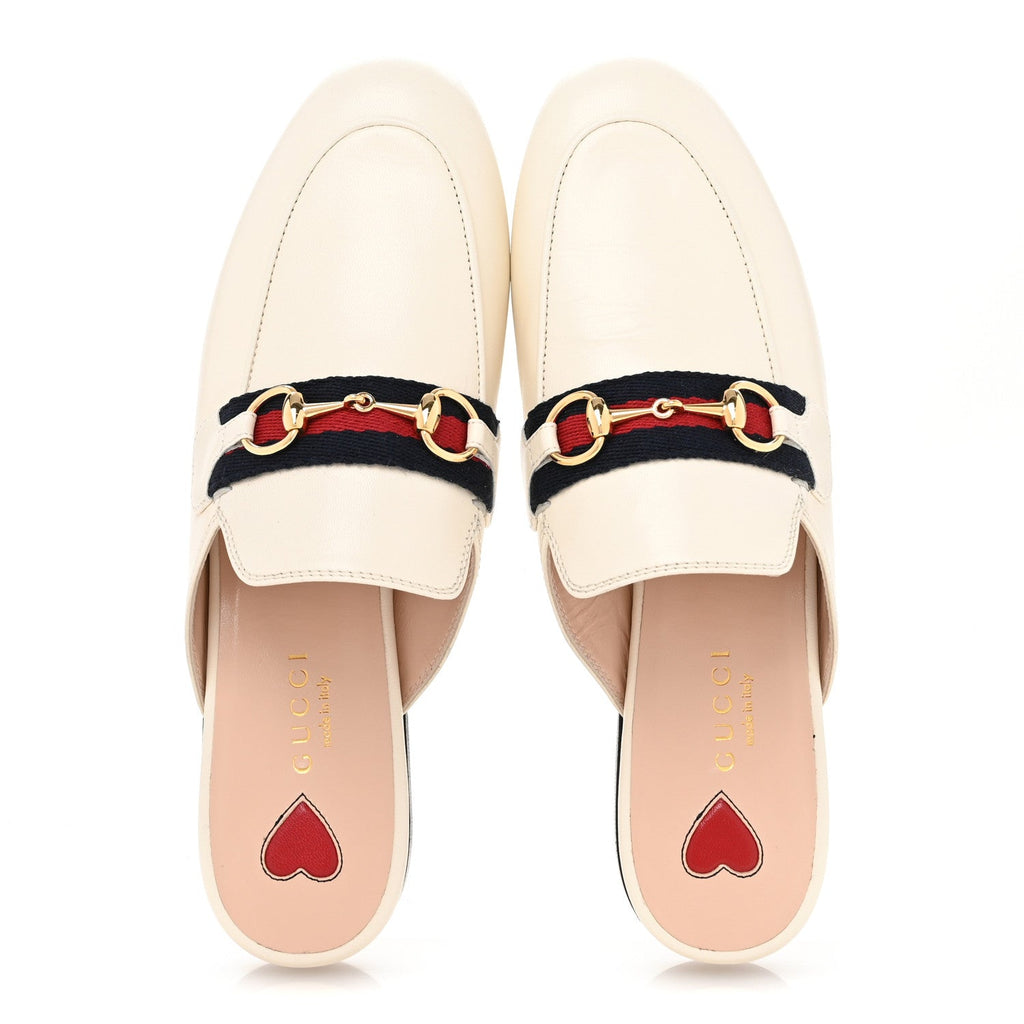 Malaga Kid Web Womens Princetown Slippers 35 Mystic White