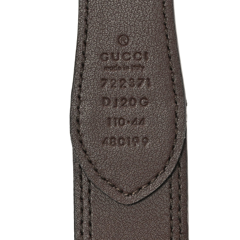 Textured Dollar Calfskin Belt 110 44 New Acero