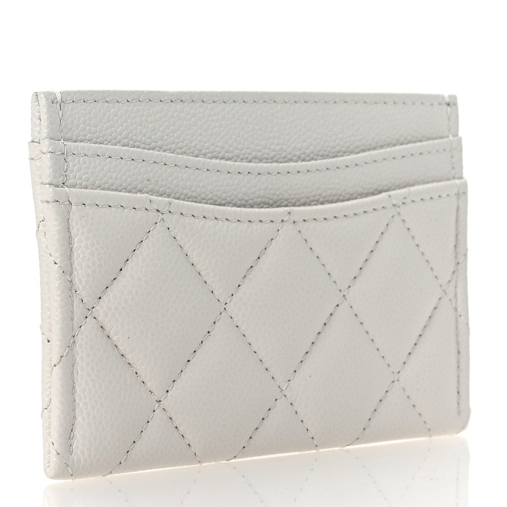 Caviar Quilted  Holder White
