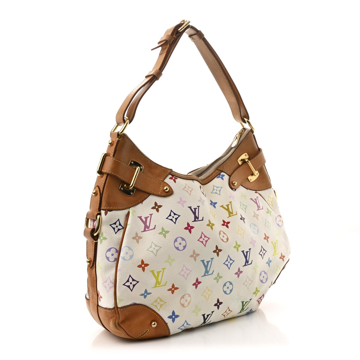 Monogram Multicolor Greta White