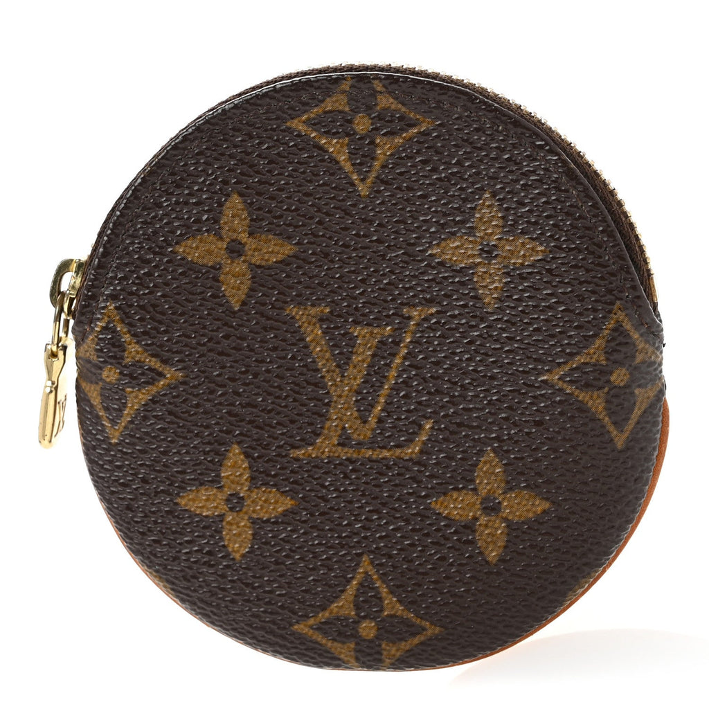 Monogram Round Coin Purse