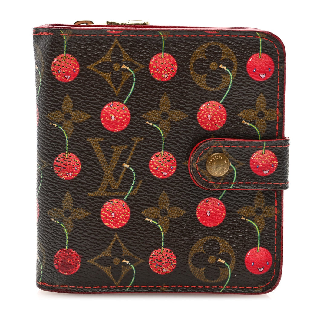 Monogram Cerises Compact Zippe Wallet