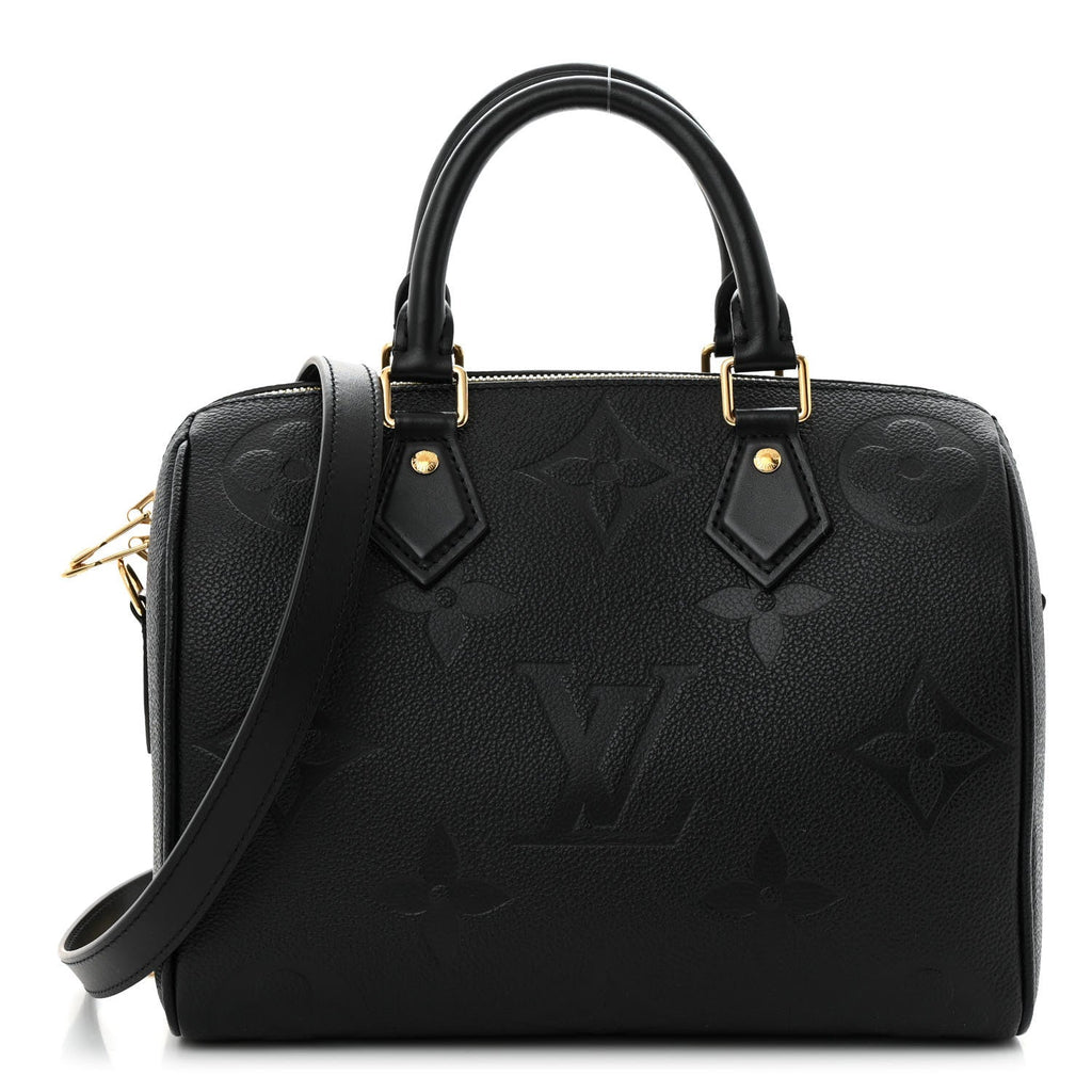 Empreinte Monogram Giant Speedy Bandouliere 25 Black