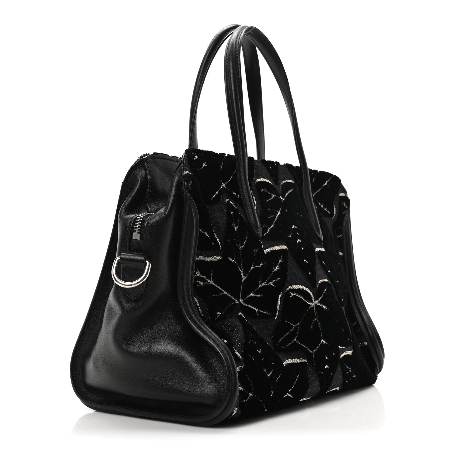 Velvet Shopper Tote Black