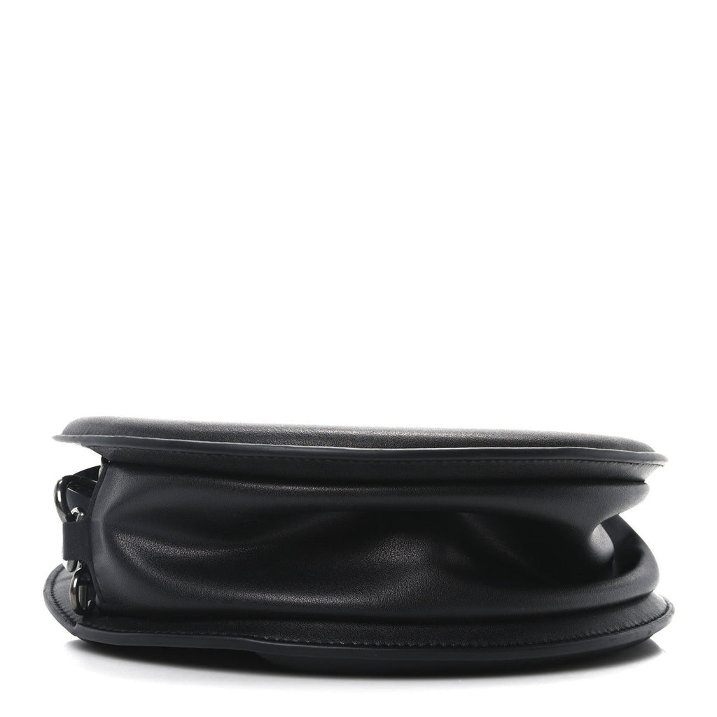 Vegan Leather Major Circle Bag Black