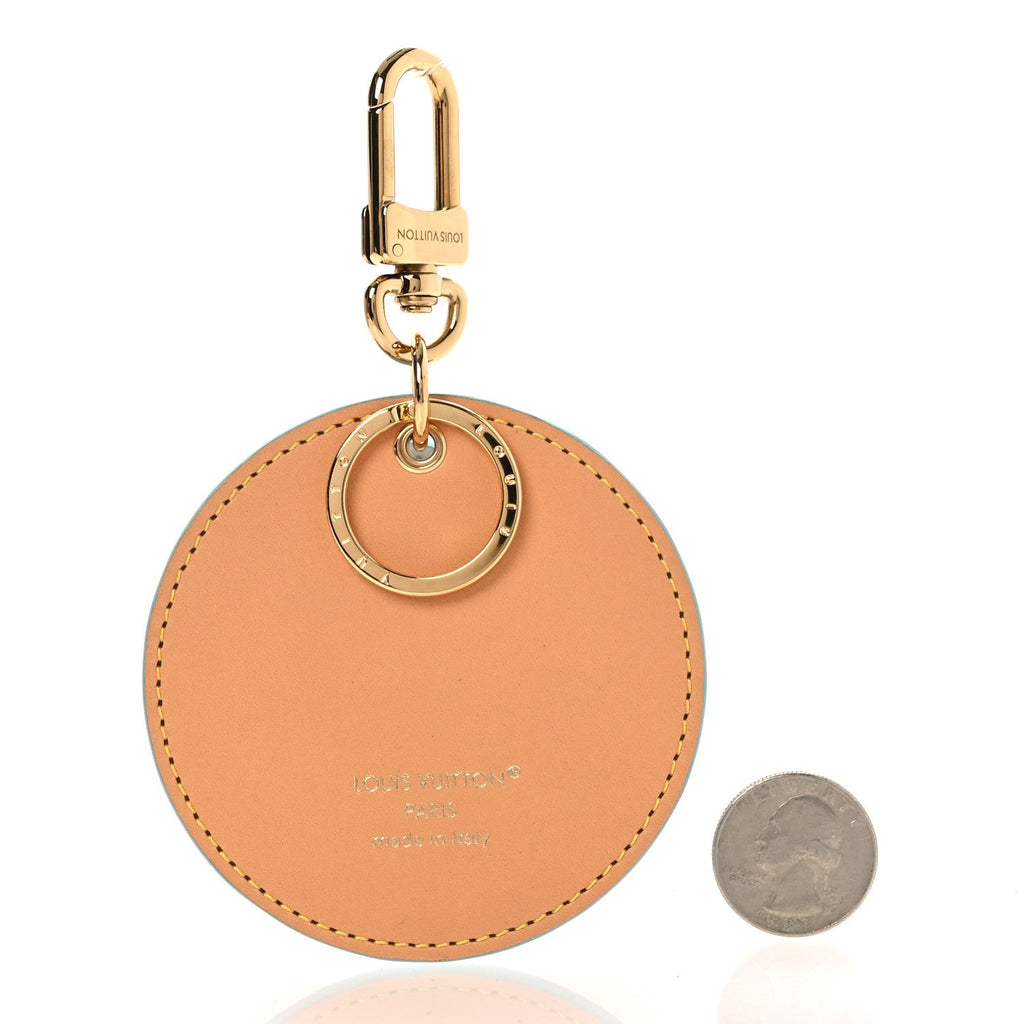 Monogram Giant By The Pool 2.0 Illustre Resort Bag Charm Key Holder Lagoon Blue