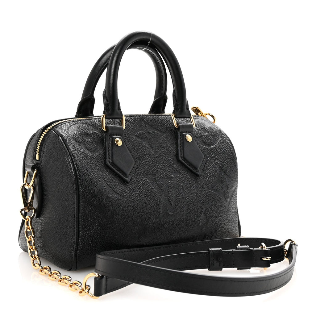 Empreinte Monogram Giant Speedy Bandouliere 20 Black