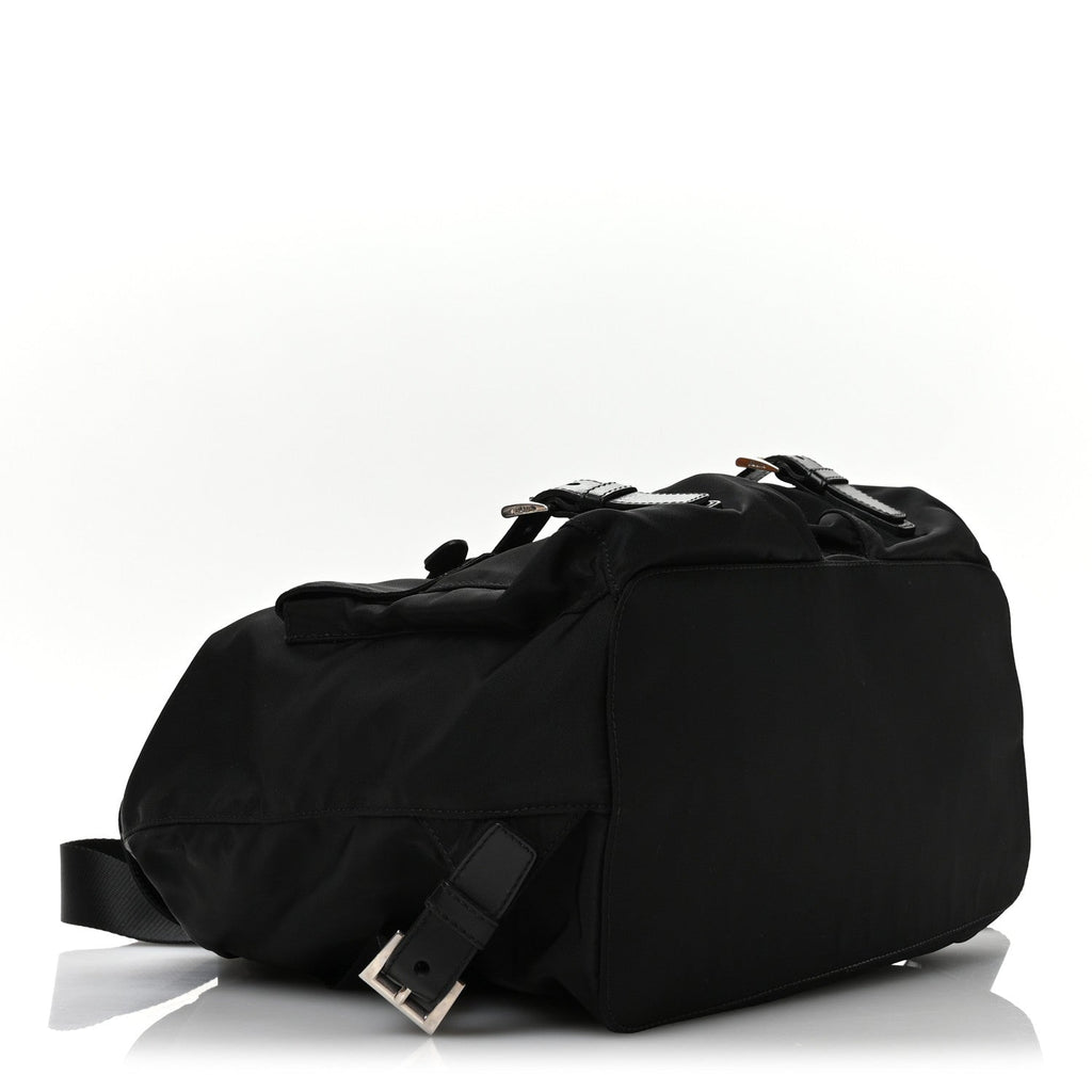 Nylon Vela Medium Backpack Black