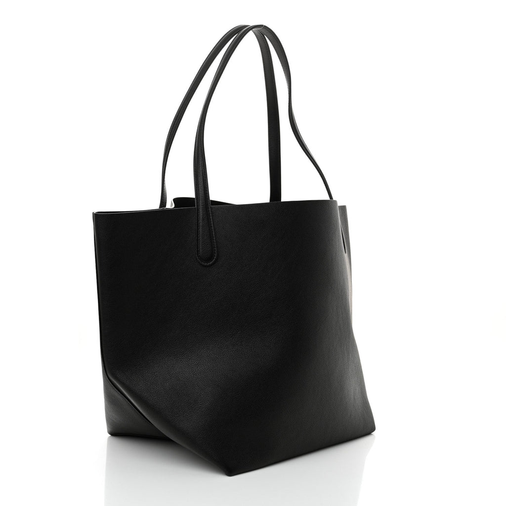 Supple Calfskin Everyday Soft Tote Black