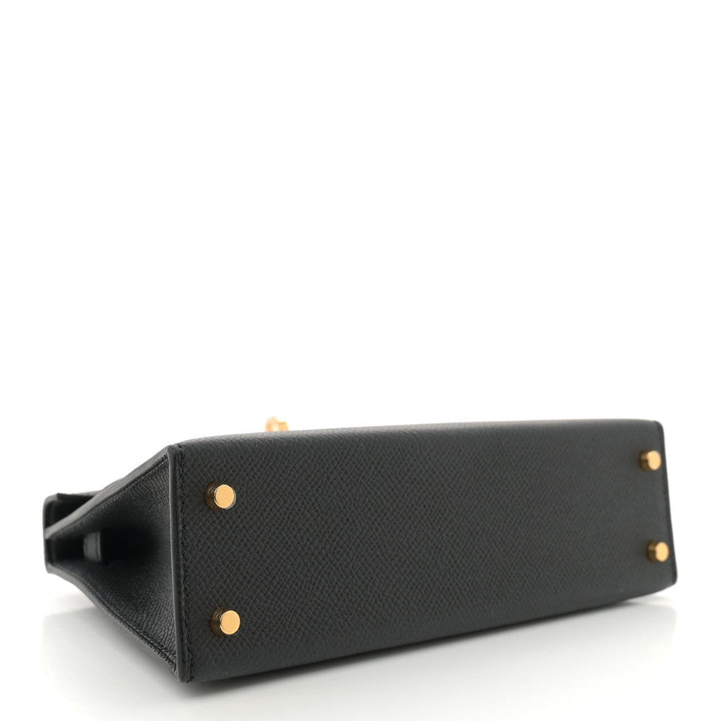 Epsom Mini Kelly Sellier 20 Black