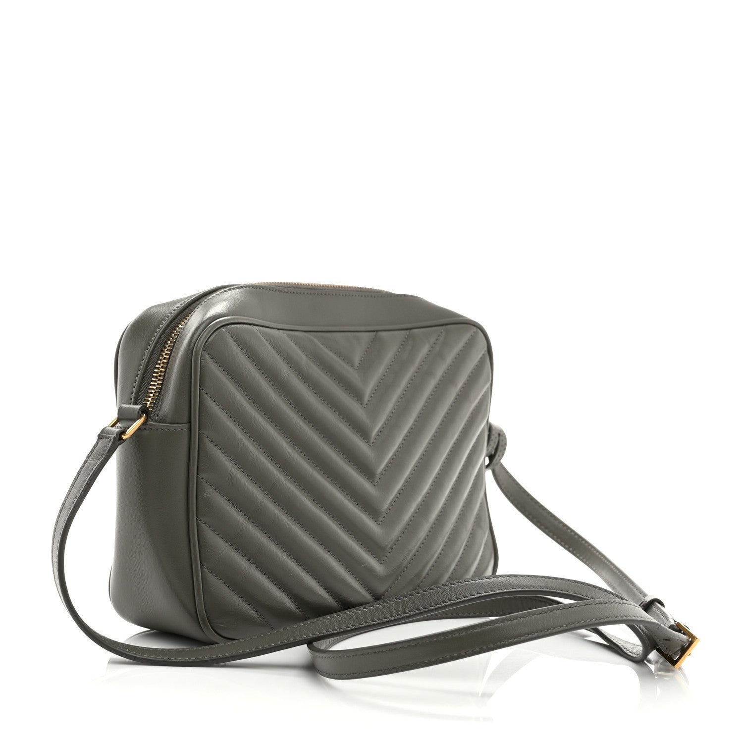Calfskin Matelasse Monogram Lou Camera Bag Fog