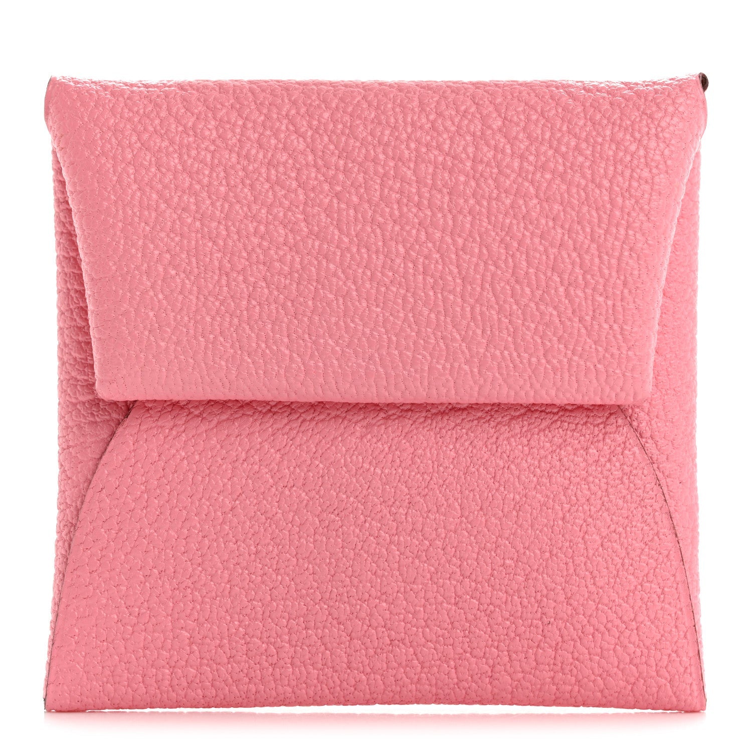 Chevre Mysore Bastia Verso Coin Purse Rose Confetti Brique