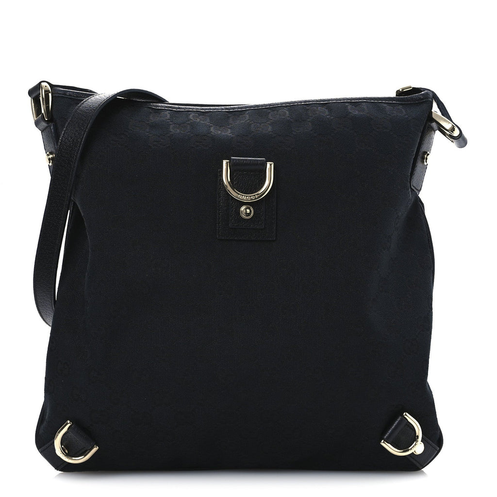 Monogram Abbey Messenger Bag Black