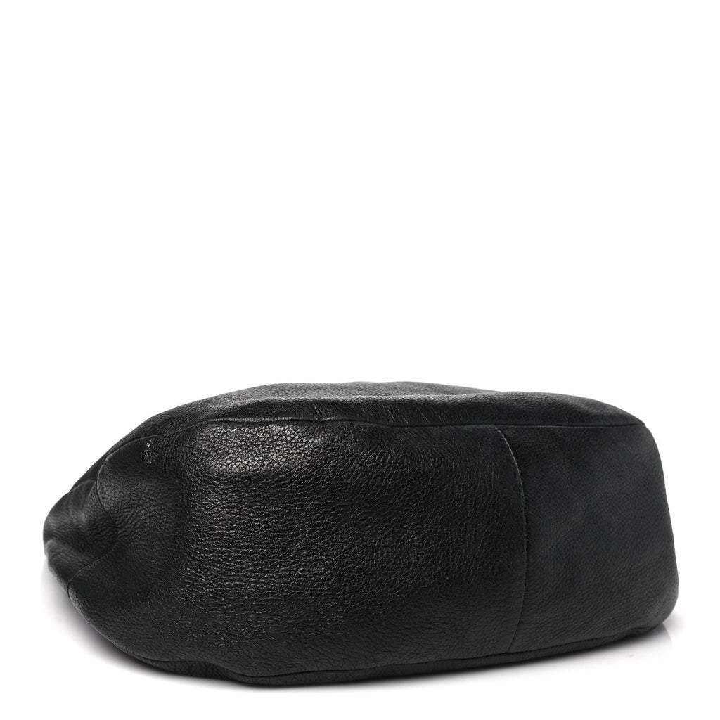 Deerskin Snakeskin Solar Hobo Black