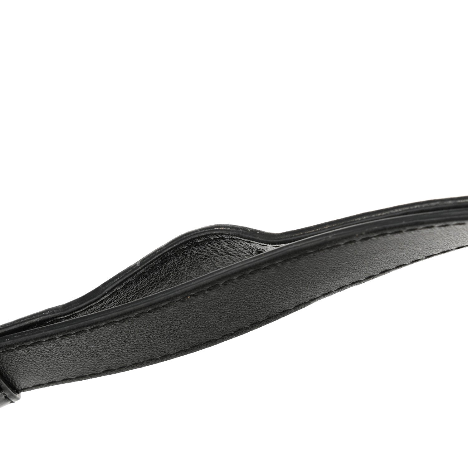 Calfskin Quilted Waist Belt Bag Black