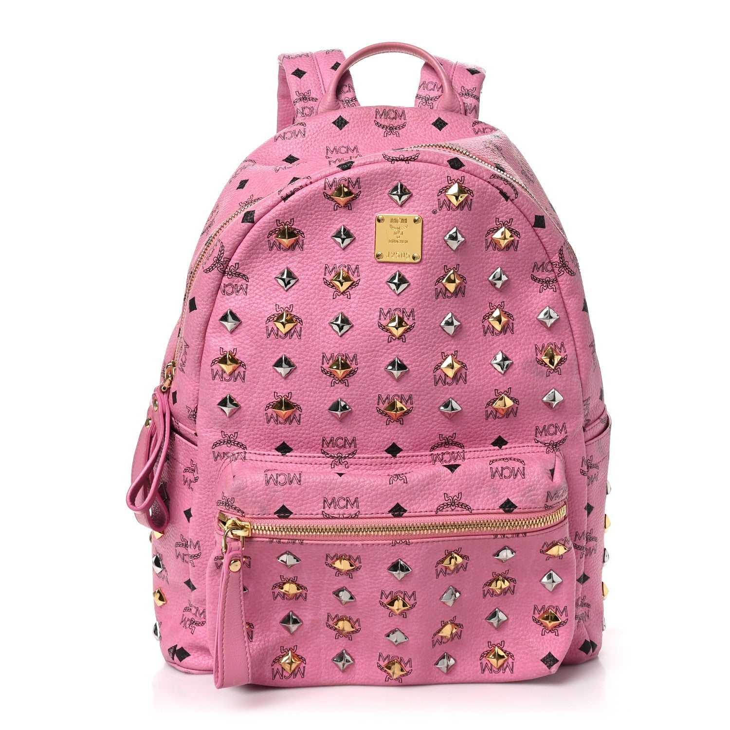 Visetos Medium Studded Stark Backpack Pink