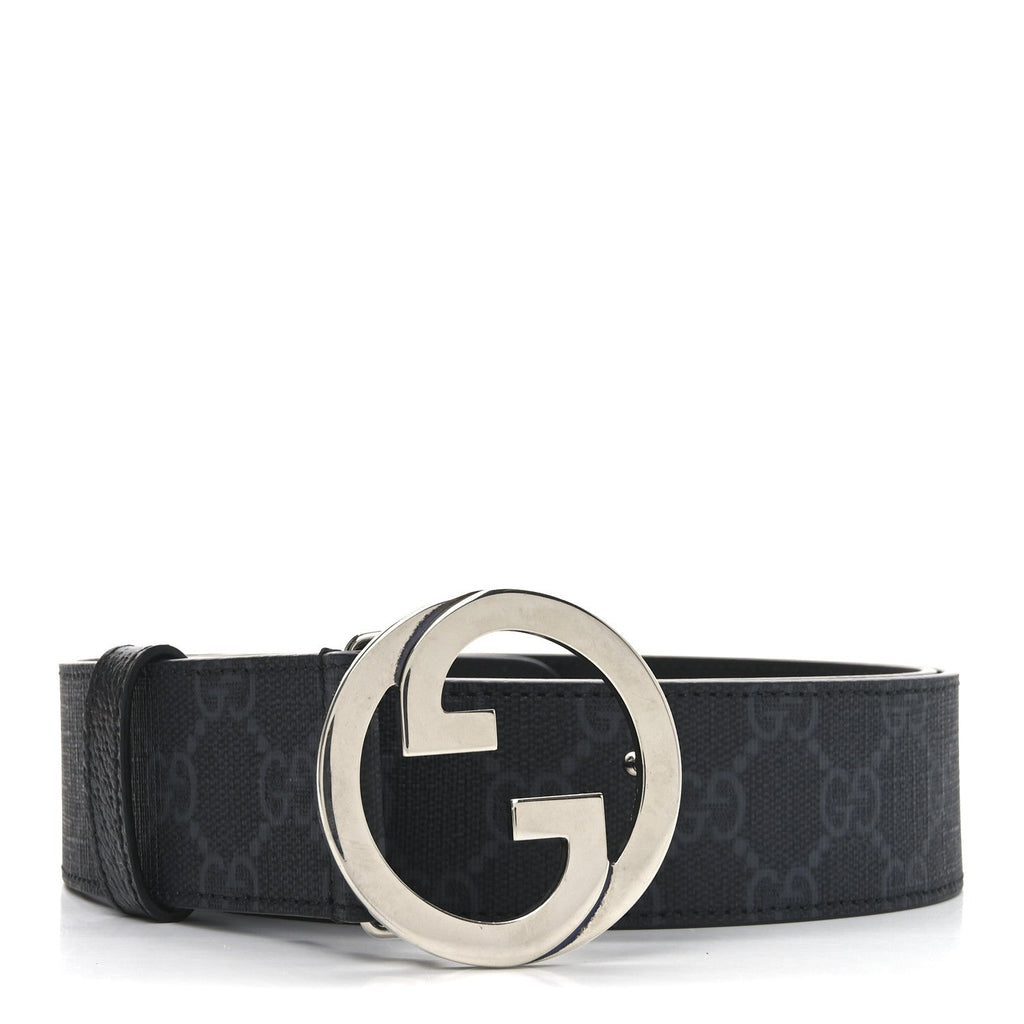 GG Supreme Monogram Blondie 40mm Belt 110 44 Black