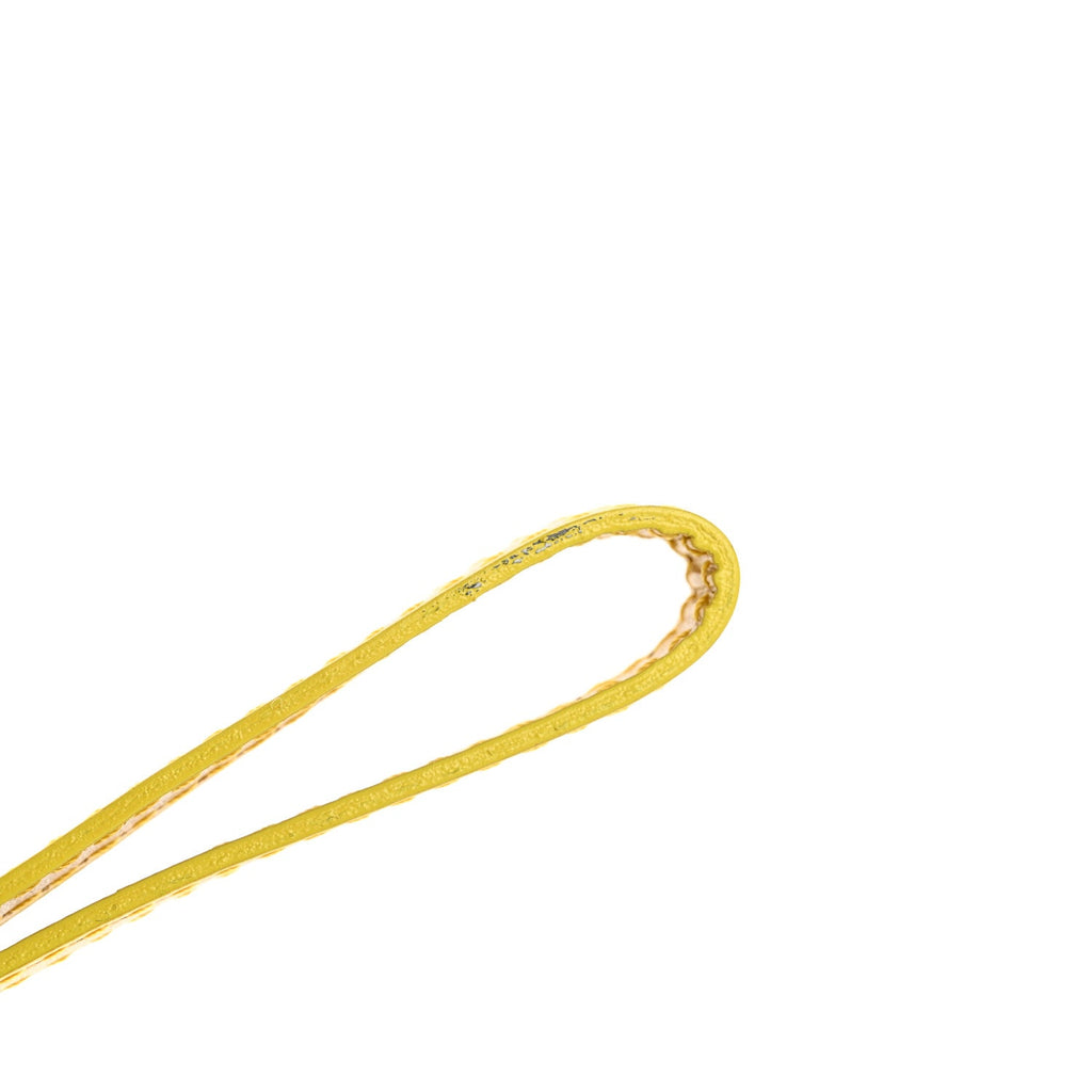 Nylon Travel Ligne Zip Wristlet Yellow