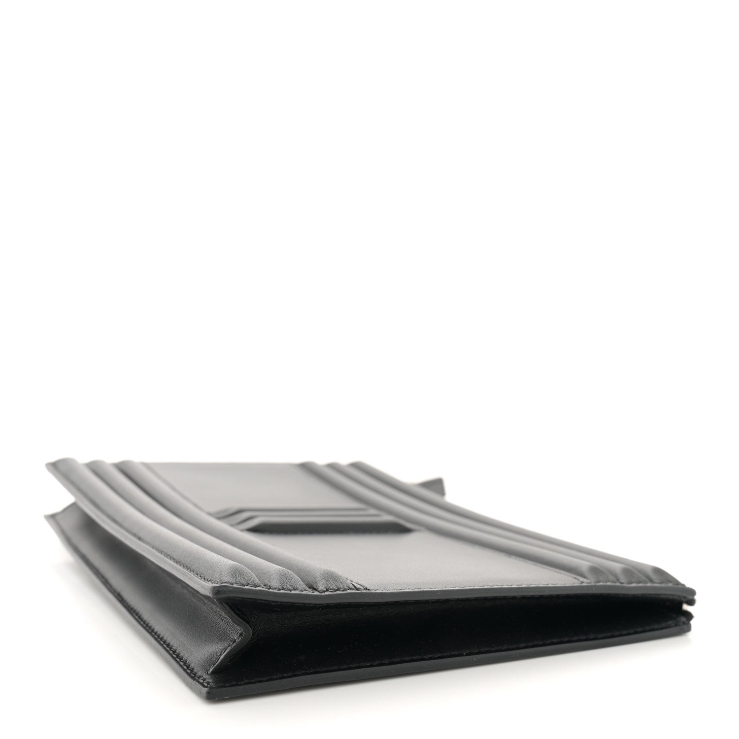 Tadelakt Kelly Cadena Clutch Black