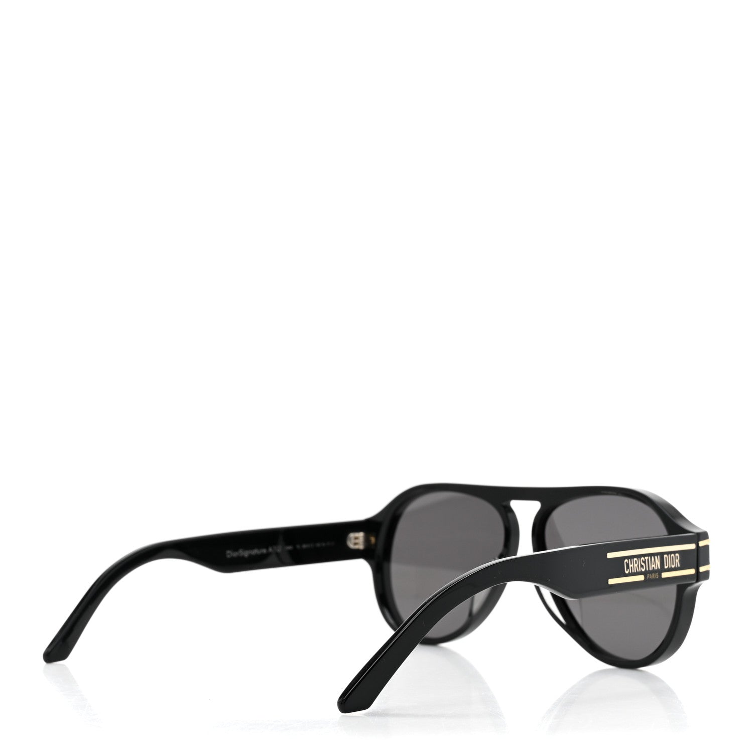 Acetate Diorsignature A1U Pilot Sunglasses Black