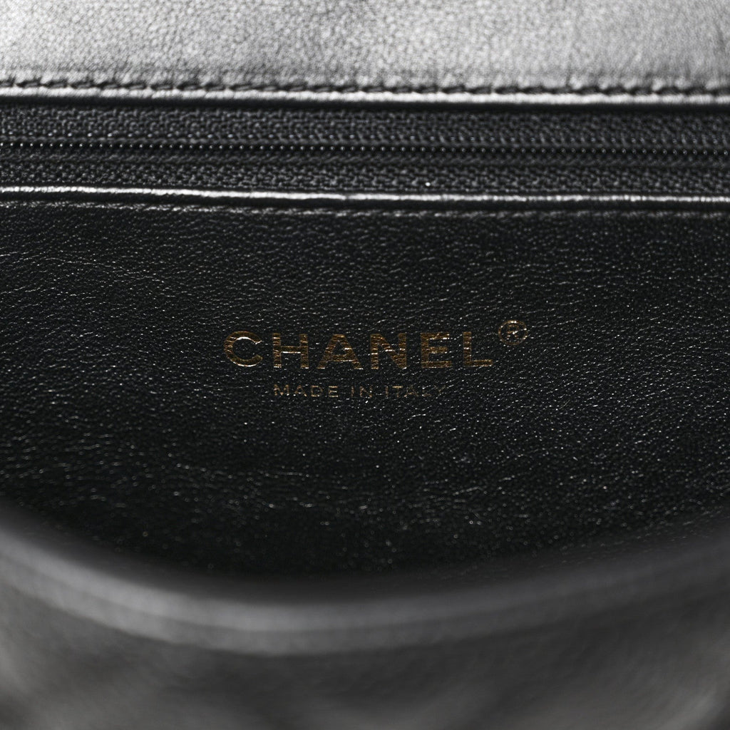 Caviar Quilted Medium CC Filigree Flap Black