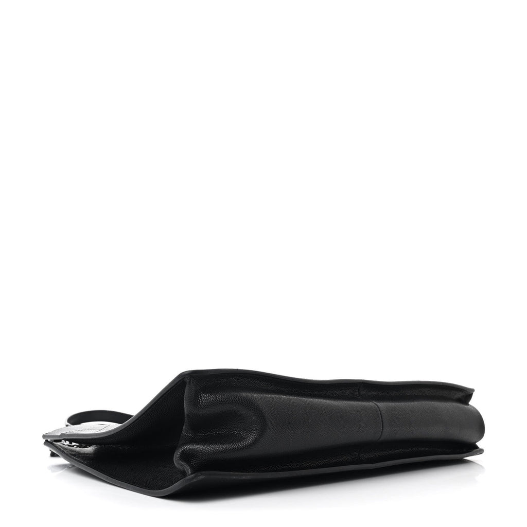 Caviar Quilted My Everything Large Shopping Tote Black