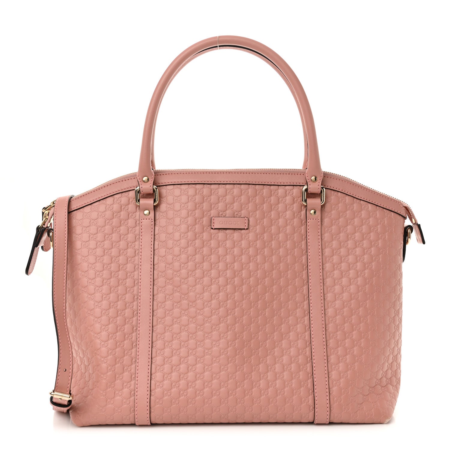 Soft Microguccissima Large Dome Satchel Soft Pink