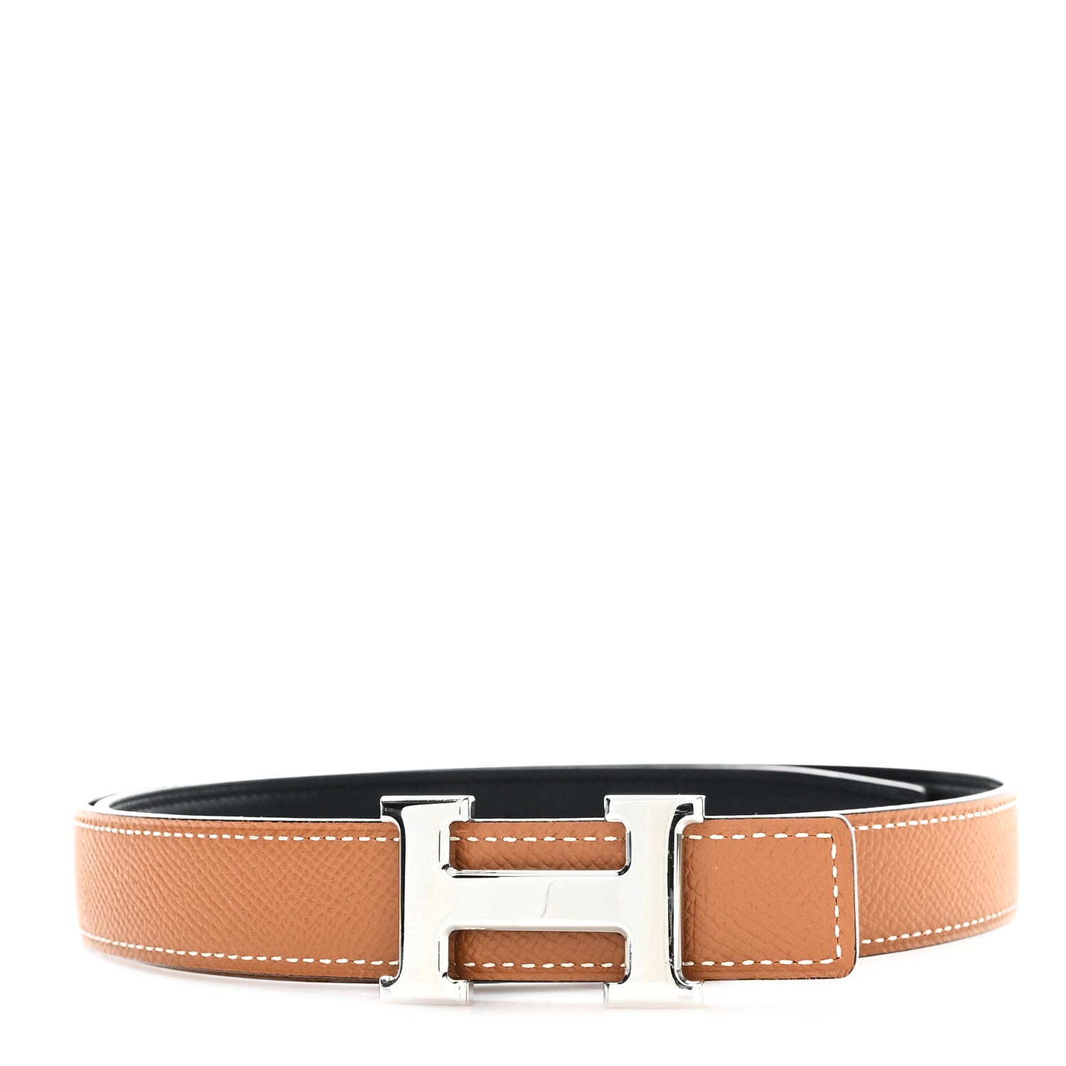 Swift Epsom 24mm Mini H Belt 75 30 Black Gold