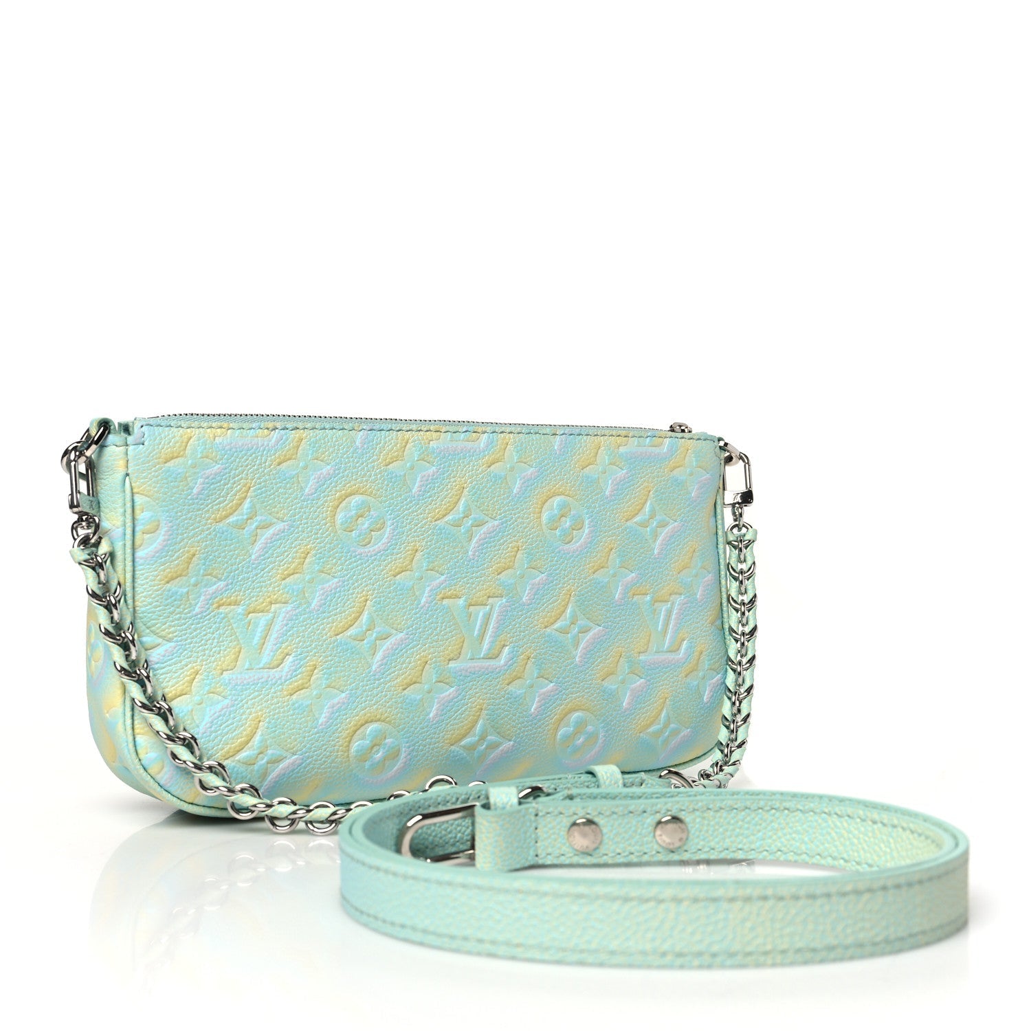 Empreinte Monogram Summer Stardust Multi Pochette Accessories Water Green