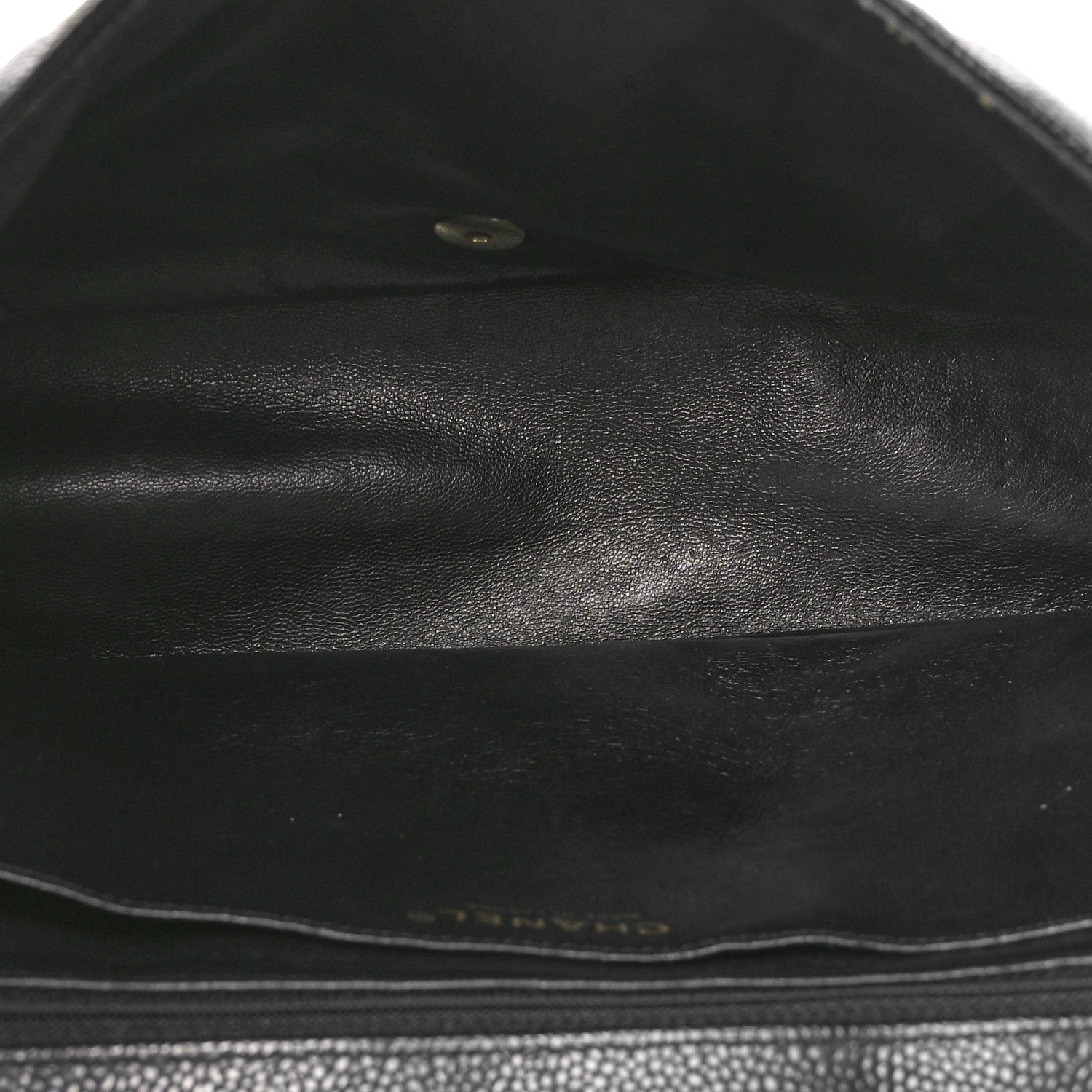 Caviar Maxi Single Flap Black
