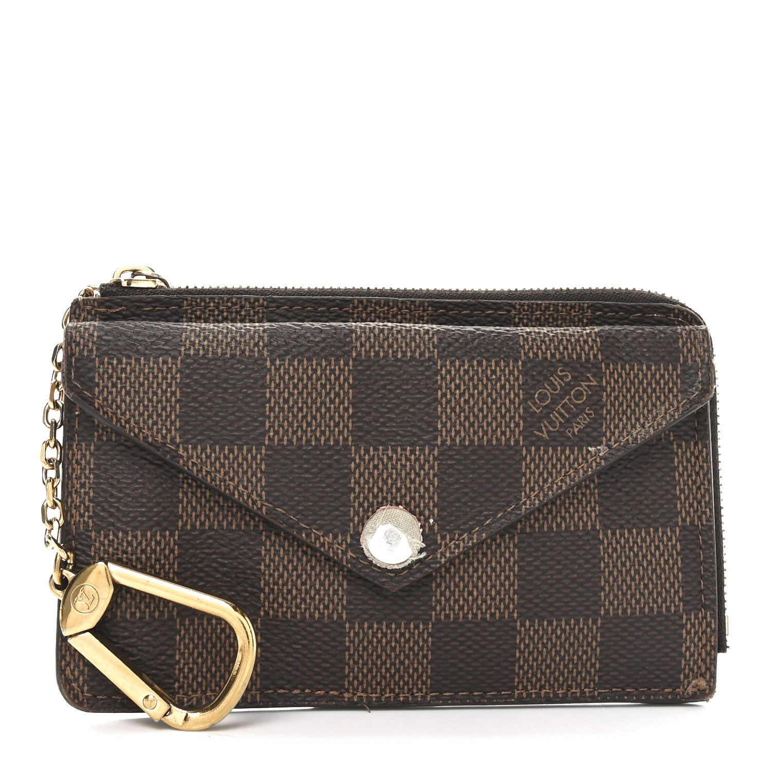 Damier Ebene Recto Verso  Holder Rose Ballerine