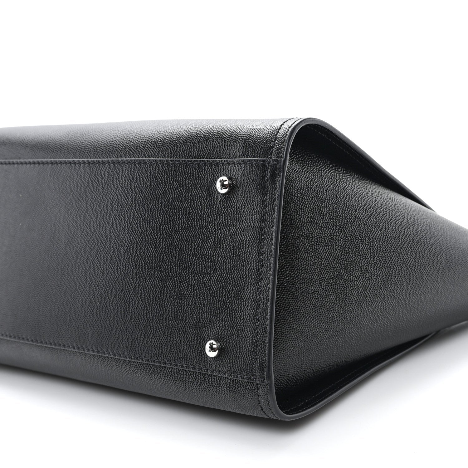 Caviar Small Studded Deauville Tote Black