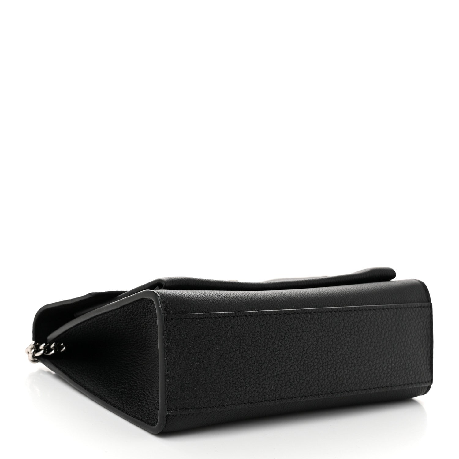 Soft Calfskin Mylockme Chain Bag BB Black