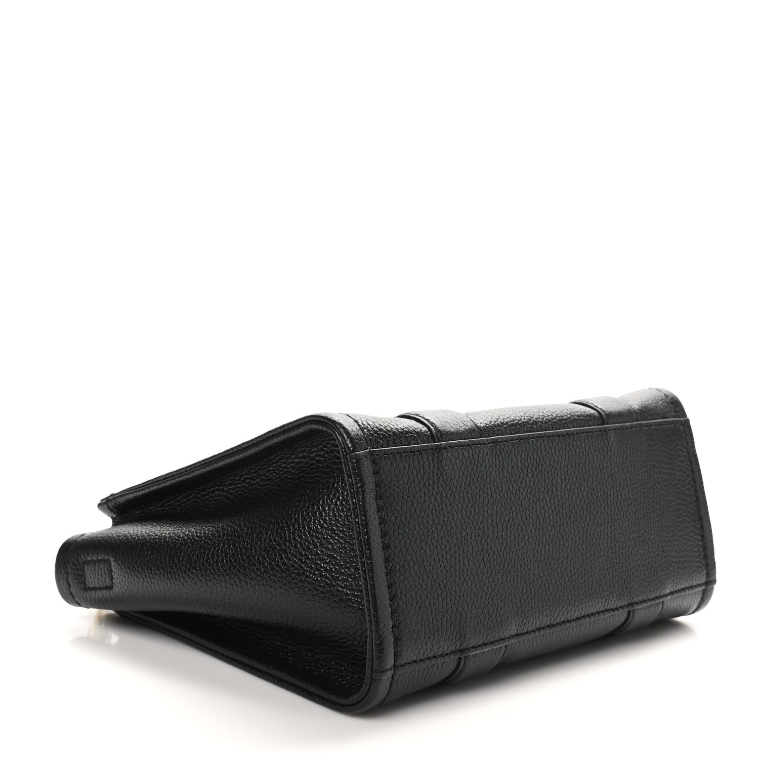 Grained Calfskin Small The Tote Bag Black