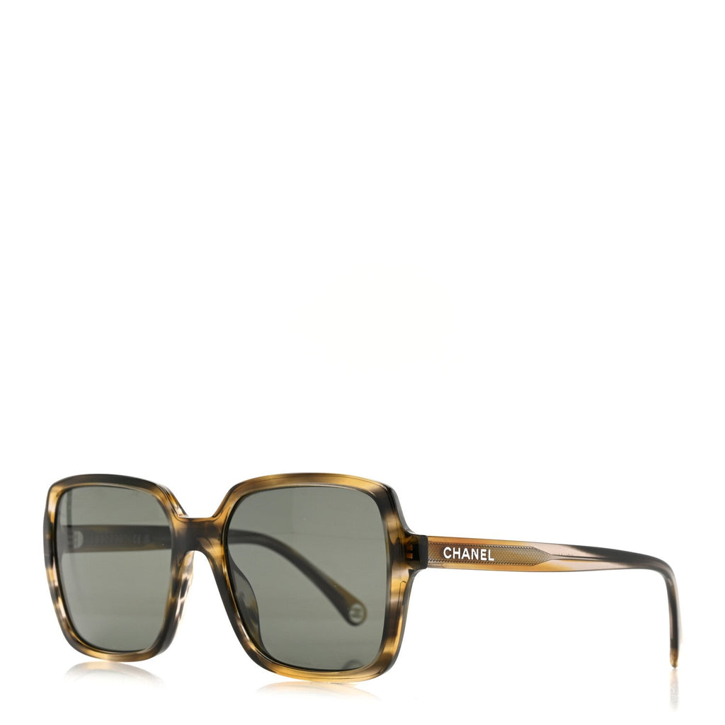 Acetate Square Sunglasses 5505 Brown