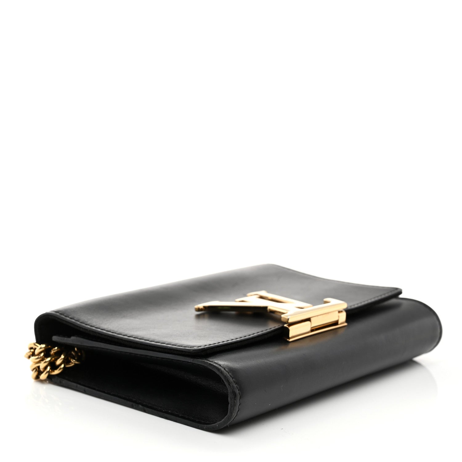 Calfskin Chain Louise MM Black