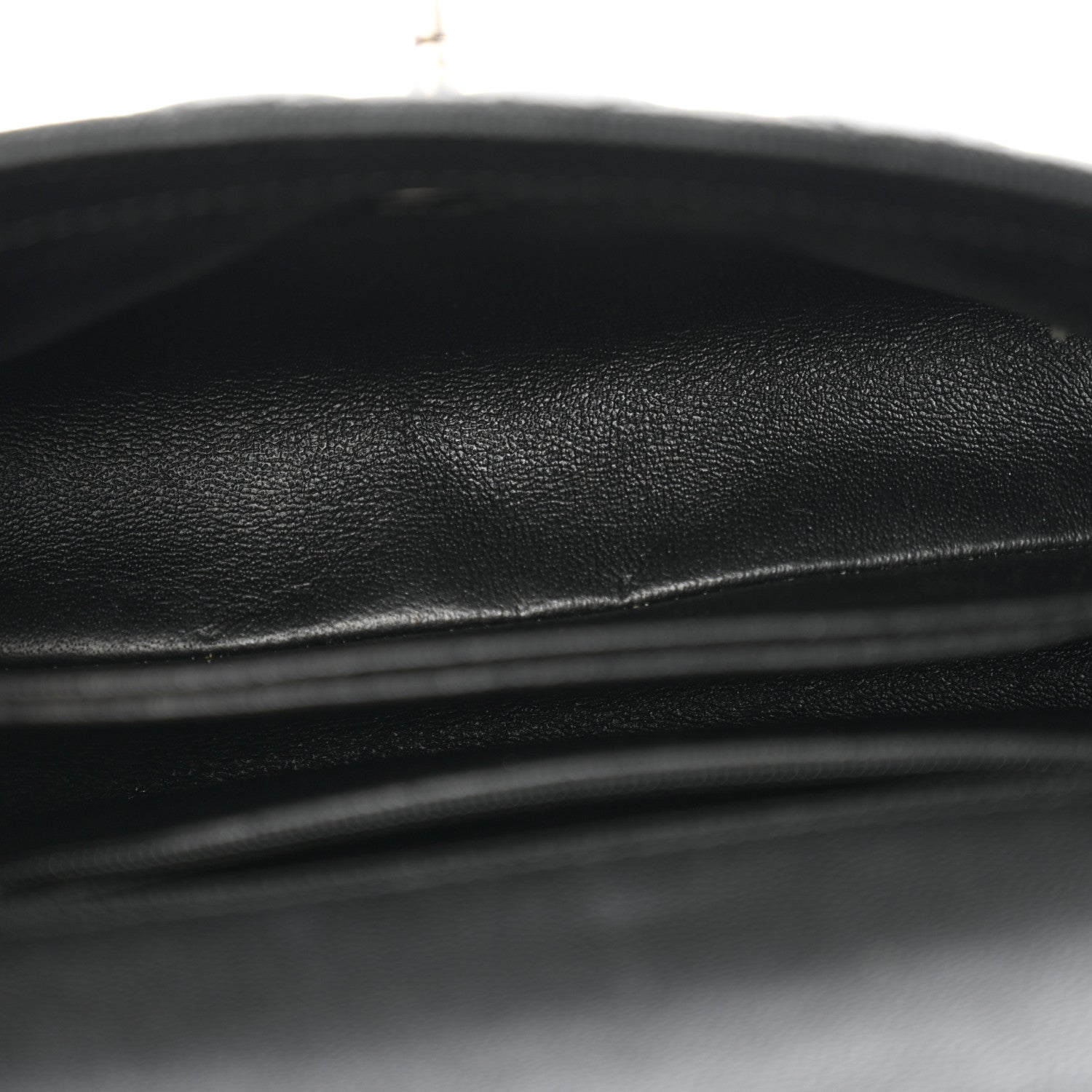 Caviar Lizard Embossed Quilted Mini Coco Handle Flap Black